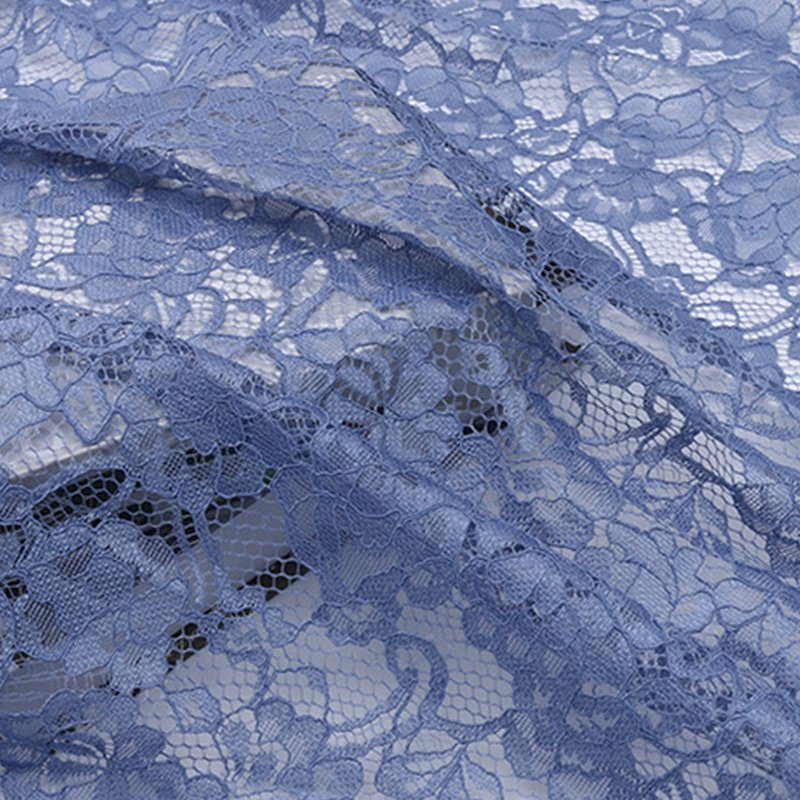 Cutwork Dress Bridal Polyester Lace Fabric for Women's Wear Wholesale 6